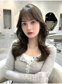 くびれ巻き　韓国　オリーブベージュ　質感再生トリートメント