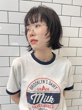 セピア(Sepia) 切りっぱなしレイヤーボブ