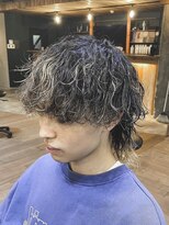 シリー 浦添店(SILLY) 沖縄メンズ波巻きウルフパーマ