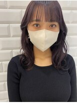 リルミー ミュエナ 大須 矢場町(Lilme myuena)&nbsp;パープルグレーで色落ち綺麗な色に♪<原田>