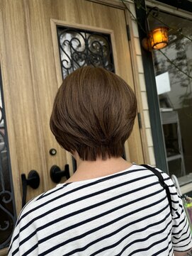 チョコレート(chocolate) 髪質改善大人可愛い20代30代40代50代ショートボブ