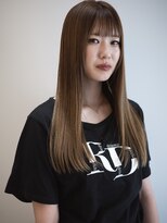 ハルフウェイ(haLfway)&nbsp;ツヤさらベージュロング