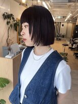 ワール(whirl.)&nbsp;顔周りカット顔周りレイヤーボブ切りっぱなしボブ20代30代40代