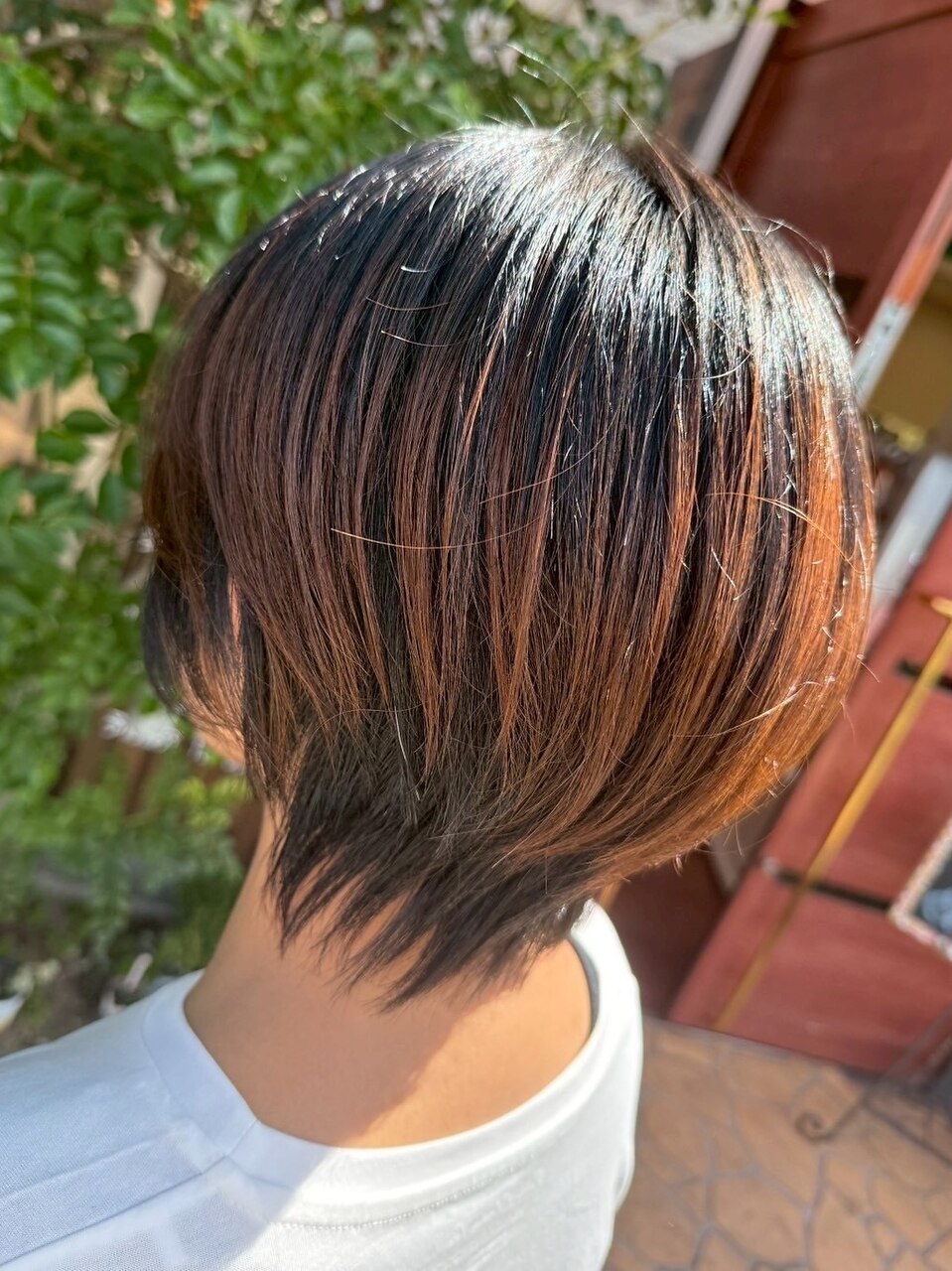 フォンテーヌ　DX30　人毛MIX　ブラウン系グラデーション　ショート フォンテーヌ DX30 人毛MIX ブラウン系グラデーション ショート