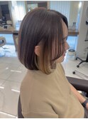 くせ毛さんでもおさまるイヤリングボブ
