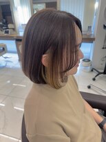 アッシュ 下北沢店(Ash) くせ毛さんでもおさまるイヤリングボブ