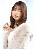 【20代30代40代】ミディアム/小顔魅せ♪顔周りレイヤー