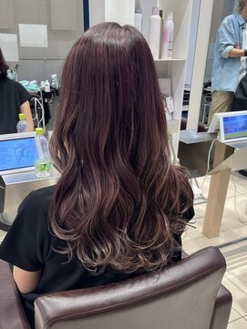 ザザ ZA/ZA 茗荷谷 ピンクカラーロング