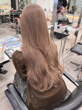 サンクプロジェクト(cinq PROJECT) 原宿韓国レイヤーミルクティーヘーゼルフォギーピンクベージュ