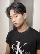 ロンド クラン 岡崎(Lond Clan)&nbsp;センターパート/フェザーパーマ