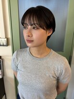 コレット ヘアー 大通(Colette hair) 黒髪ショート/抜け感/垢抜け/ショートカット/ハンサムショート
