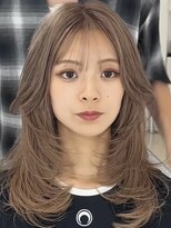 グロウ 恵比寿(grow)&nbsp;ハイライトカラー/ミルクティーベージュ/レイヤーカット」