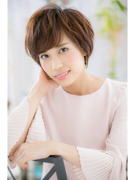 ヘアアンドビューティー ミック(Hair & Beauty miq) カッコカワイイ*姉系*シンプルショート(miq阿佐ヶ谷)