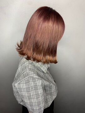 ソース ヘア アトリエ 京橋(Source hair atelier) 【SOURCE】アプリコットピンク