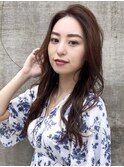 ラフウェーブ_クールショートピンクベージュボブルフ_28056