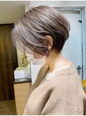 愛され大人ショートボブ・アッシュベージュ【BISA】