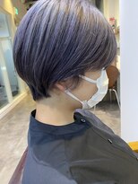 ルー(loup)&nbsp;ショートボブ/ボブショート/ダブルカラー/ブリーチ/ハイトーン