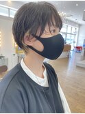 ショートヘア&インナーカラー