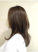 セミロング／ウルフ／レイヤー