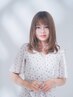 【朝の準備時間短縮♪】デザインカット＆前髪ストレート　￥9900