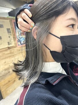 フォーク(FOLK) YAMATO ペールシルバー×インナーカラー