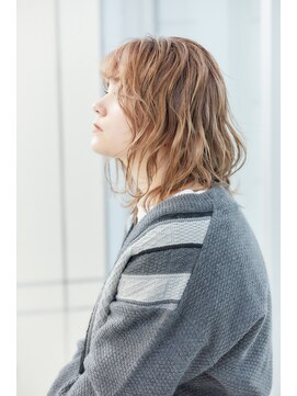 ミチオ ノザワ ヘアサロン ギンザ(Michio Nozawa HAIR SALON Ginza) ウェーブ/パーマ/ウルフ/ベージュ/ハイライト/大人/20代30代40代