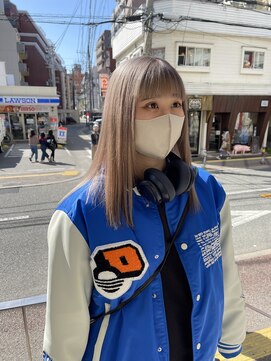 タロ(TALO) 【TALO】ハイトーンでもキマる。ナチュラルストレートと春イロ