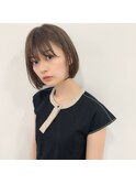 [代々木]ナチュラルピンクスイートAラインの甘辛ショートボブ
