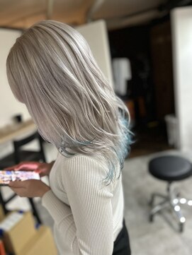 ラフ 難波店(LAFF) #黒髪#ボブルフ#ネビージュ#小顔#ワンレン