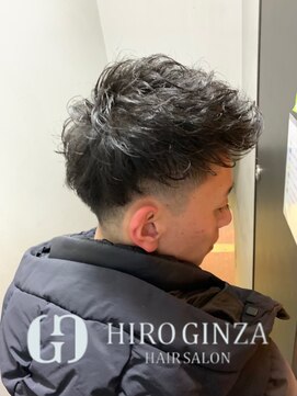 ヒロギンザ 青山店(HIRO GINZA) 波巻き/ハイライト/マッシュパーマ/ウルフ/フェード/束感