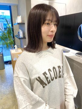クリアーオブヘアー 池下店(clear OF HAIR) イルミナカラー×ぱつっとロブ