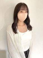 ヘアーアイストゥーレ(HAIR ICI TRE)&nbsp;大人可愛いチョコレートカラーブリーチなし 担当渡辺聖