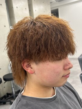 レボ 神宮寺店(Revo) ブラウンベースにウルフツイスパ