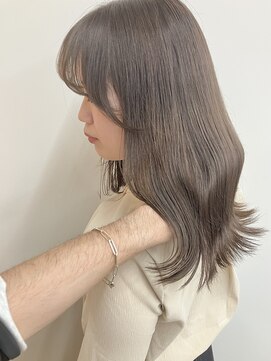 似合わせ/白髪ぼかし/インナーカラーに特化した髪質改善サロン 元住吉 武蔵小杉 アッシュベージュオリーブグレージュ、元住吉美容室