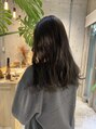 ツウィ(twi) 透明感のあるグレージュカラーはイルミナカラーで再現できます☆