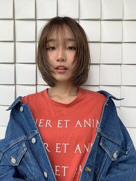レオニード 表参道(LEONID) 顔まわりレイヤーボブ