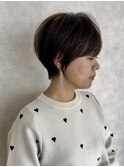 大人ショートショートボブくびレイヤー艶髪丸み30代40代50代