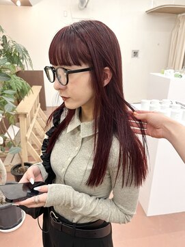 パークレーン アイス イヴェン(park lane ICI yeven) ワインレッド　ボルドー　ブリーチなし /akari