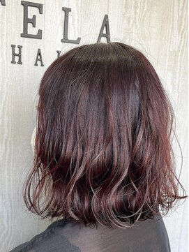 テーラヘアー 成田店(TELA HAIR) 透け感のあるピンクラベンダーアッシュ♪【TELA HAIR】