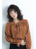 大人カジュアルウェーブ　デジタルパーマ　ロブ　ふわミディ