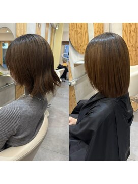 地毛風ストレート
