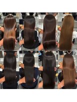 キング 梅田(K!ng)&nbsp;縮毛矯正髪質改善ハイライトレイヤーカット梅田美容室エクステ