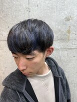 デフカッヅ 北千住(DEF CUTZ) ハイライト/ブルーアッシュ