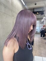 ソルトウォーター(SALT WATER)&nbsp;ピンクベージュ/イメチェン/ハイトーン/ブリーチ/恵比寿/代官山