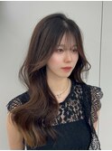 今時肩掛け韓国ヘア！