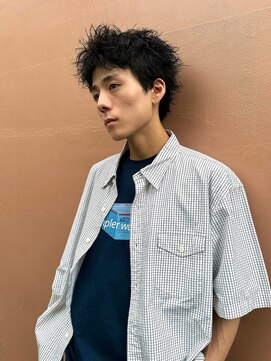 ヒュージ 三軒茶屋(huge) メンズカット /シャドウパーマ /フェザーショート