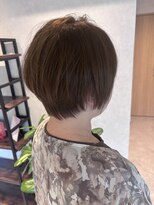 コンフィー(comfy)&nbsp;【comfy 佐藤】大人の明るい白髪染めショート【草加/谷塚美容室