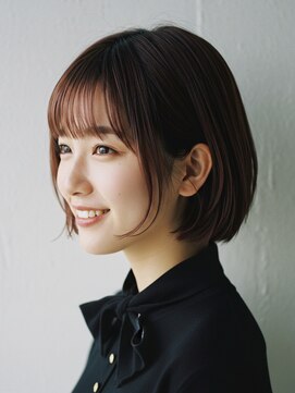 コトナ 越谷店 忙しい30代に人気！越谷の時短ショートボブ×ヘーゼルグレージュ