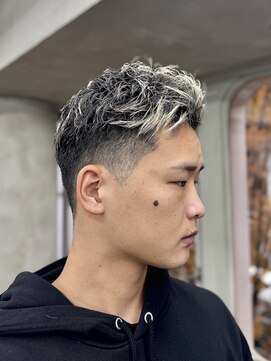 ニコ トウキョウ ロジック(nico TOKYO Logic) 刈り上げアップバングスパイキーショートパーマスパイラルパーマ