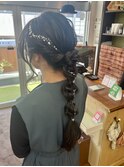 【lotus下枝】編み下ろし/お呼ばれヘア/結婚式ヘアセット